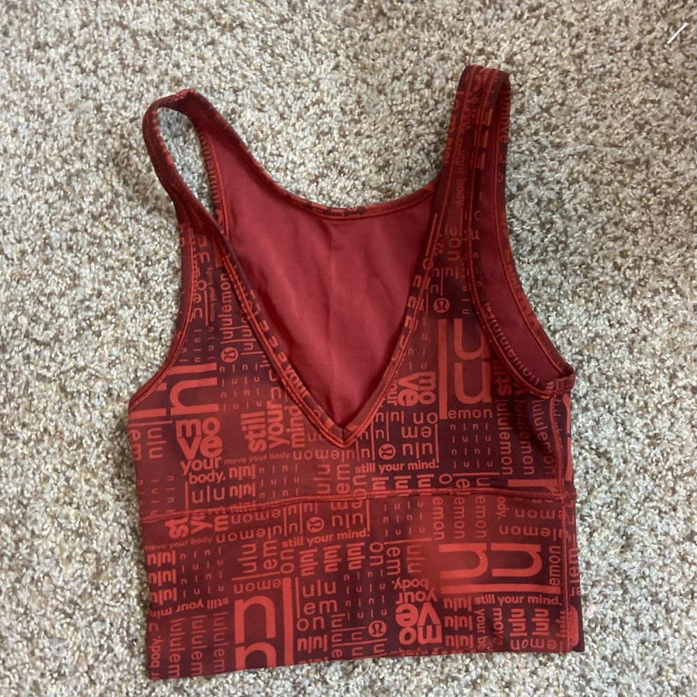 Lululemon Training Power Pivot Everlux Tank Top - Red Size 2